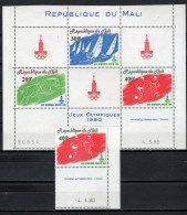 Mali 1980 Football Soccer, Olympic Games Moscow Stamp + S/s MNH - Ungebraucht