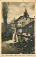 38 - ALLEVARD LES BAINS - VIEUX MOULIN ET L'EGLISE - Allevard