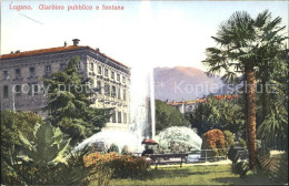 11672272 Lugano TI Giardino Pubblico E Fontana Lugano - Andere & Zonder Classificatie