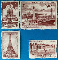 France 2018 : Salon Philatélique Paris-Philex, Monuments De Paris N° 5222 à 5225 Oblitéré - Used Stamps