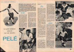 Pelé. Football. Le Petit Brésilien Pauvre Qui Est Devenu Pelé. Sport. 1970. - Documents Historiques