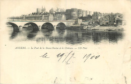 49 - ANGERS - LE PONT DE LA BASSE CHAINE ET LE CHATEAU - 1900 - Angers