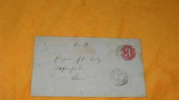 ENVELOPPE ANCIENNE DE 1866../ CACHETS UNTERBOIHINGEN + TIMBRE ENTIER WURTTEMBERG 3 KREUZER.. - Storia Postale