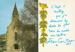 MILLY LA FORET. -   L'Eglise Notre-Dame. Ecrit De Jean Cocteau - Milly La Foret