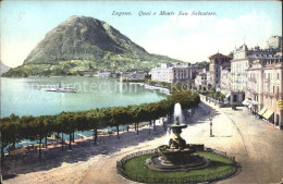 11672175 Lugano TI Quai Lago Di Lugano E Monte S. Salvatore Lugano - Andere & Zonder Classificatie