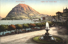 11672173 Lugano TI Quai Lago Di Lugano E Monte S. Salvatore Lugano - Andere & Zonder Classificatie