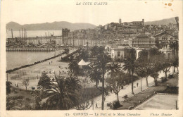 06 - CANNES - LE PORT ET LE MONT CHEVALIER - PHOTO  MUNIER - Cannes