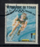 Tchad - "Médaille D'or Aux J.O. De Mexico : Km Vitesse : Trentin" - Oblitéré N° 191 De 1969 - Chad (1960-...)