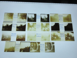 PLAQUES DE VERRE - PHOTOS STEREOSCOPIQUES- 10.8 X 4.5 - TURQUIE - BROUSSE - Lot De 11(photos Amateur) - Glass Slides