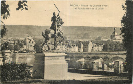 41 - BLOIS - STATUE DE JEANNE D'ARC ET PANORAMA SUR LA LOIRE - Blois