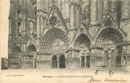 18 - BOURGES - LES CINQ PORTAILS DE LA CATHEDRALE - Bourges