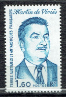 Hommage à Martin De Viviès, Navigateur - Unused Stamps