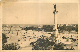 33 - BORDEAUX -  PLACE DES QUINCONCES ET MONUMENT DES GIRONDINS - Bordeaux