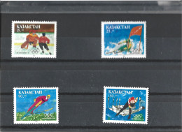 MNH Stamps Nr.37-40 In MICHEL Catalog - Kasachstan