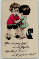 39626707 - Kinder Streit Humor Schwarze Katze - Chats