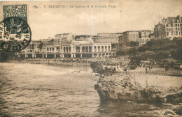 64 -  BIARRITZ  -  LE CASINO ET LA GRANDE PLAGE - Biarritz