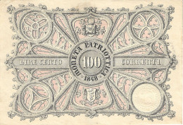 1848 - VENEZIA - MONETA PATRIOTTICA  - LIRE 100 - BB++ - Sonstige & Ohne Zuordnung
