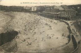 64 -  BIARRITZ  -  VUE GENERALE DE LA GRANDE PLAGE - BR - Biarritz