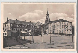 39120907 - St. Wendel. Schlossplatz Mit Rathaus Gelaufen. Gute Erhaltung. - Sonstige & Ohne Zuordnung