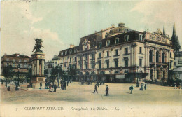 63 - CLERMONT FERRAND - VERCINGETORIX ET LE THEATRE - LL - 3 - Clermont Ferrand