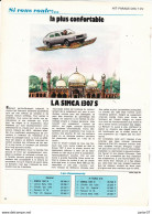 3 Feuillets De Magazine Simca 1307 S 1976. 1307-1308 1975, 1308 GT 1976 - KFZ