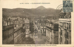 63 - CLERMONT FERRAND - PERSPECTIVE SUR  JAUDE LA RUE BLATIN ET LE PUY DE DOME - Clermont Ferrand