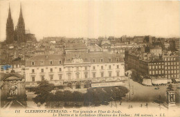 63 - CLERMONT FERRAND - VUE GENERALE ET PLACE DE JAUDE - LL - Clermont Ferrand