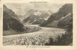 74 - VUE GENERALE DE LA MER DE GLACE - Chamonix-Mont-Blanc