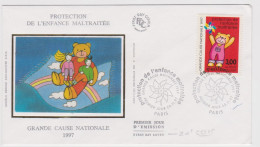 Paris, 1997, N°3124, ProtectionEnfance Maltraitée ,  ( SN24/79/25.2) - 1990-1999