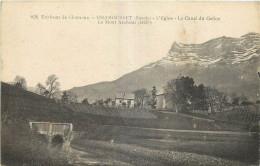 73 - CHAMOUSSET - L'EGLISE - LE CANAL DU GELLON - LE MONT ARCLUSAZ - Autres & Non Classés