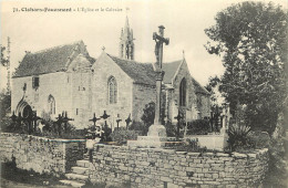 29 - CLOHARS FOUESNANT - L'EGLISE ET LE CALVAIRE - COLLECTION VILLARD - QUIMPER - Autres & Non Classés