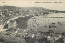 06 - CANNES -  VUE GENERALE PRISE DU MONT CHEVALIER - Cannes