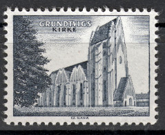 Probedruck Test Stamp Specimen Prøve Grundtvig Kirke Slania 1968 - Probe- Und Nachdrucke