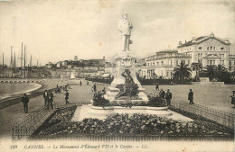 06 - CANNES - LE MONUMENT D'EDOUARD VII ET LE CASINO - LL - Cannes