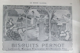 1903 Publicité   BISCUITS PERNOT - Advertising