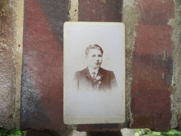 PIERRE GRADJEAN CDV PHOTO CABINET PORTRAIT HOMME - Anonyme Personen