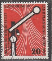 BRD 219, Gestempelt, Europäische Fahrplankonferenz, 1955 - Usati