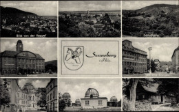 CPA Sonneberg In Thüringen, Rathaus, Schlossberg, Spielzeugmuseum, Sternwarte, Lutherhaus - Altri & Non Classificati