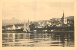 74 - EVIAN LES BAINS - VUE GENERALE - COLLECTION DE LA SOURCE CACHAT - 63 - Evian-les-Bains