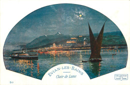 74 - EVIAN LES BAINS - CLAIR DE LUNE - COLLECTION DE LA SOURCE CACHAT - 90 - Evian-les-Bains