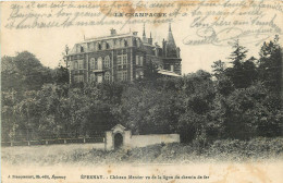 51 - EPERNAY - CHATEAU MERCIER VU DE LA LIGNE DU CHEMIN DE FER  - Edit. J. Bracquemart - Epernay