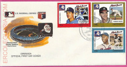 Ag1581 - GRENADA - Postal History - FDC COVER - 1988 BASEBALL - Baseball