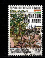 - COTE D' IVOIRE - 1988 - YT N° 818 - Oblitéré - Independance - Côte D'Ivoire (1960-...)