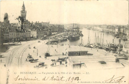  59  - DUNKERQUE -  VUE GENERALE DE LA VILLE ET DES BASSINS - LL - Dunkerque