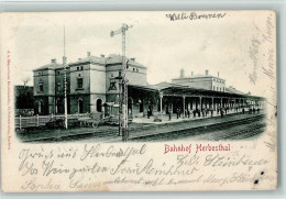 13014207 - Bahnhoefe Europa Herbesthal  - Elsass  1900 AK - Bahnhöfe Mit Zügen