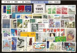 FRANCE - Année Complète 1995 - NEUF LUXE ** 66 Timbres - SUPERBE - 1990-1999