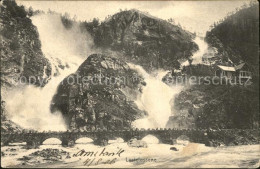 11671458 Laatefossene Latefossen Wasserfaelle Odda - Norwegen