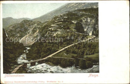 11671457 Stalheim Norwegen Stalheimskleven Panorama Bergstrasse Bruecke Norwegen - Norway