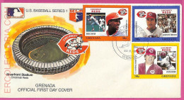 Ag1584 - GRENADA - Postal History - FDC COVER - 1988 BASEBALL - Béisbol