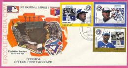 Ag1585 - GRENADA - Postal History - FDC COVER - 1988 BASEBALL - Béisbol